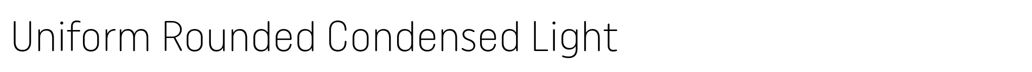 Uniform Rounded Condensed Light image